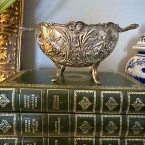 Ornate Silver Decorative Bowl